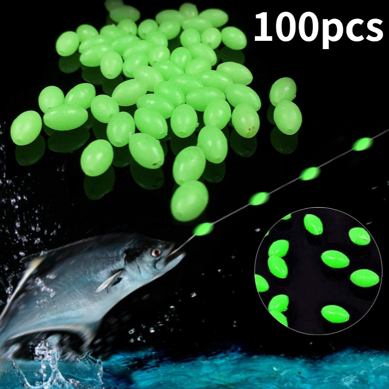 Fishing Equipment Tackle - 100 unids/lote cuentas de pesca luminosas