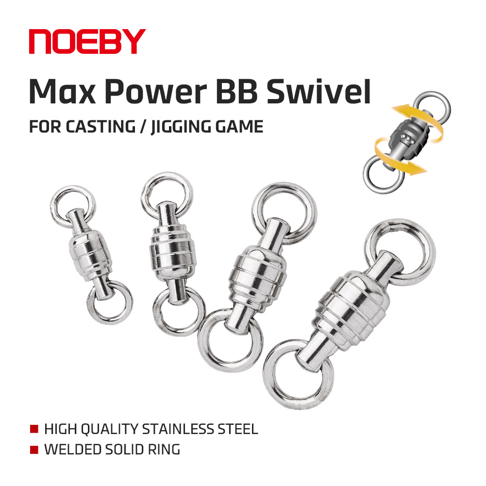 Fishing Equipment Tackle - NOEBY Max Power BB Anillo sólido