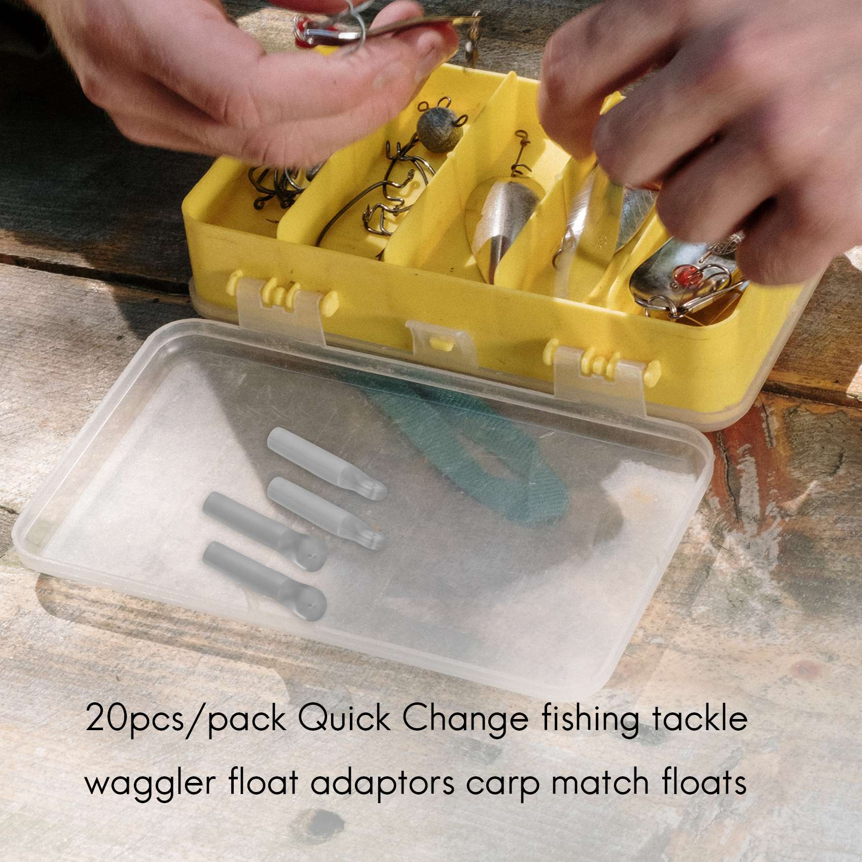 Carp Fishing Tackle - ABST Paquete de 20 adaptadores de