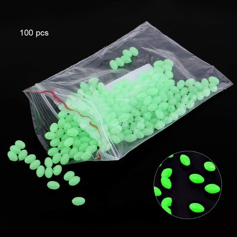 100 unids/lote cuentas de pesc - Fishing Equipment Tackle reseña y precio