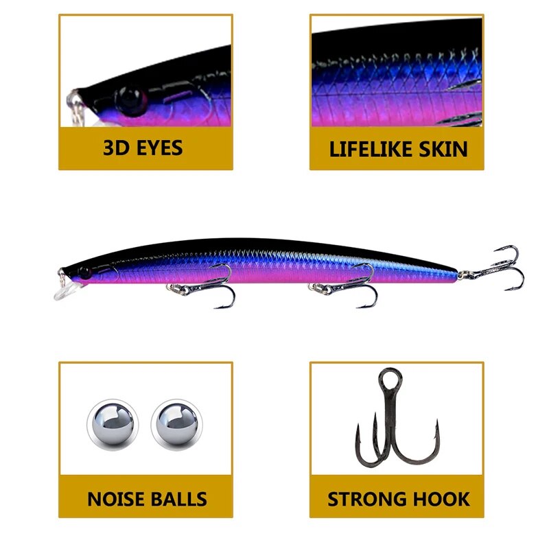 Señuelo de pesca Minnow, cebo  - Fishing Equipment On Sale reseña y precio