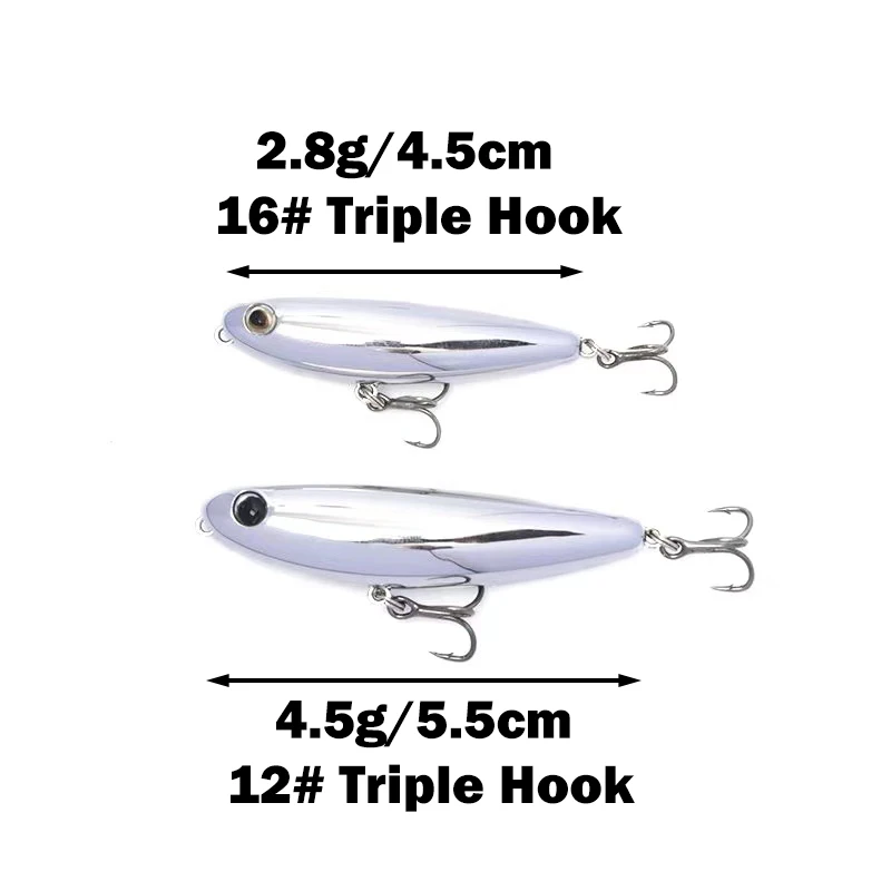 Nuevo 4,5g Mini Wobblers lápiz - Fishing Equipment Japan reseña y precio