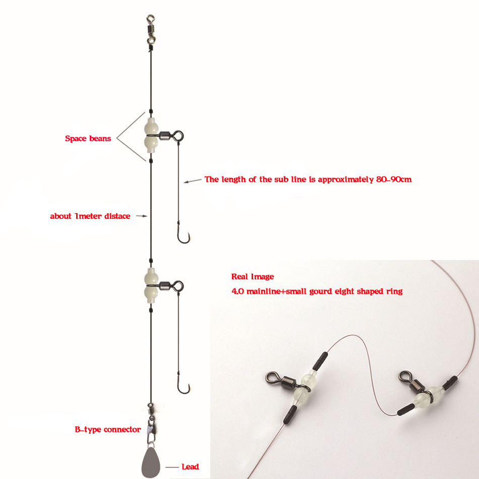 MNFT 100 Uds. Giratorios de pe - Fishing Equipment On Sale reseña y precio