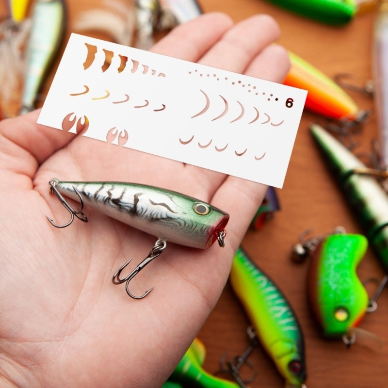 Plantillas pintura señuelos pe - Fishing Equipment Tackle reseña y precio