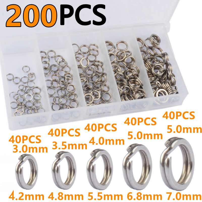 250 Piezas de Anillas Dividida - Fishing Equipment Tackle reseña y precio