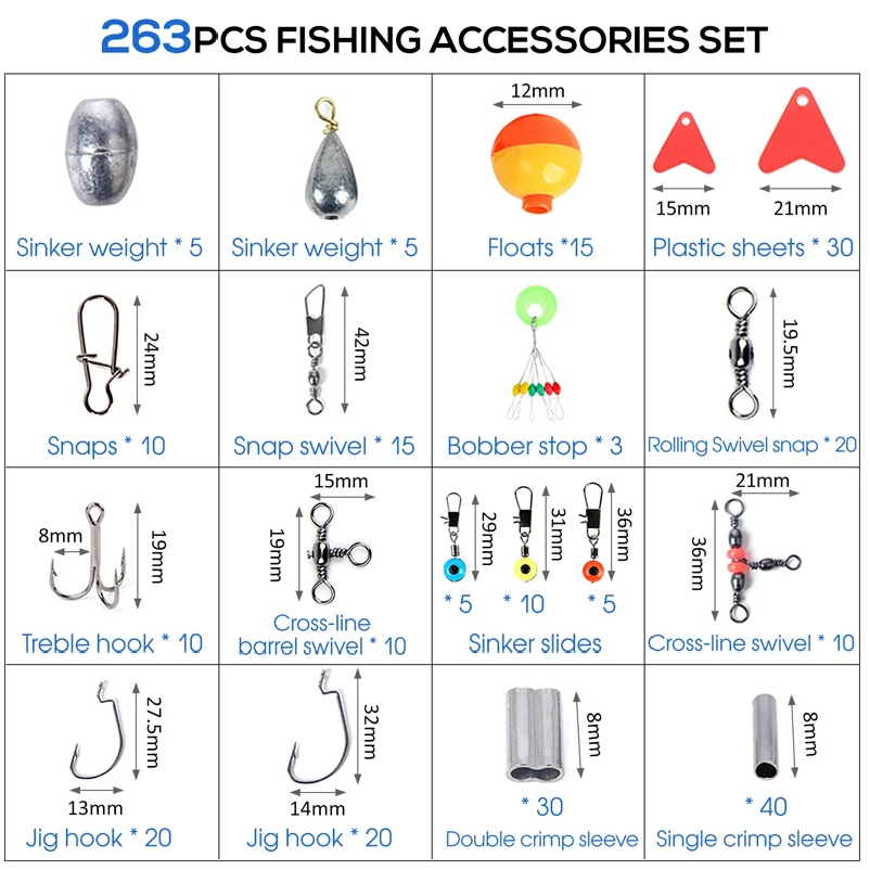 Juego de accesorios de pesca a - Fishing Equipment Storage reseña y precio