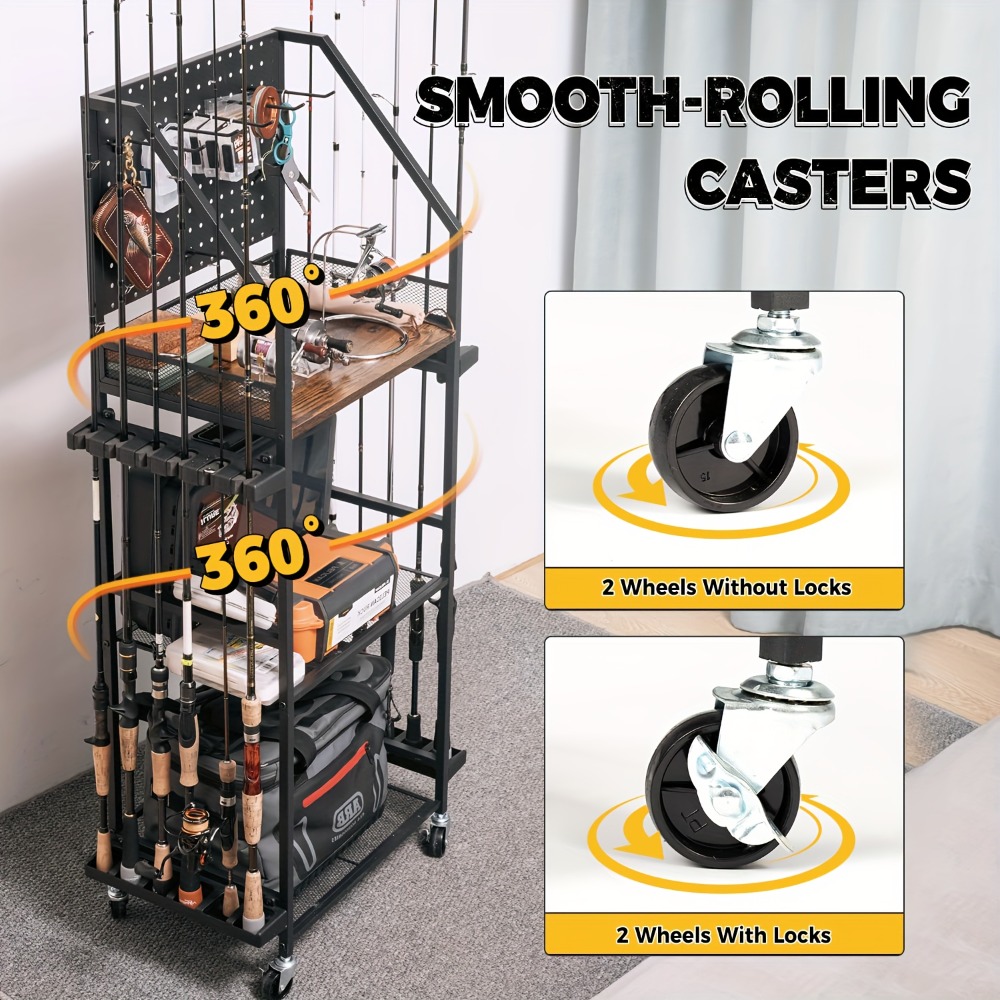Soportes para Cañas de Pescar  - Fishing Equipment Storage reseña y precio