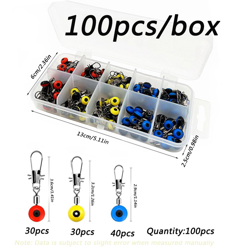20 piezas gancho de sedal gira - Fishing Equipment On Sale reseña y precio
