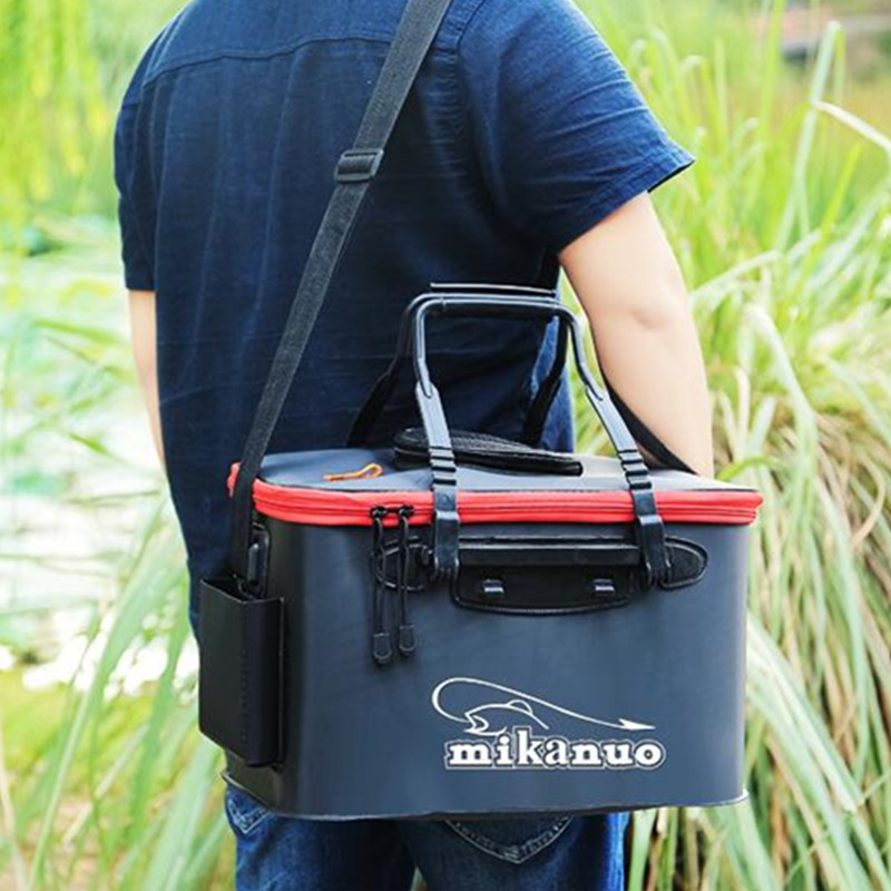 Cubo de pesca plegable grueso  - Fishing Equipment Tackle reseña y precio